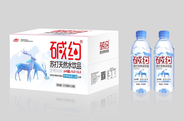 碱约苏打天然水375ml