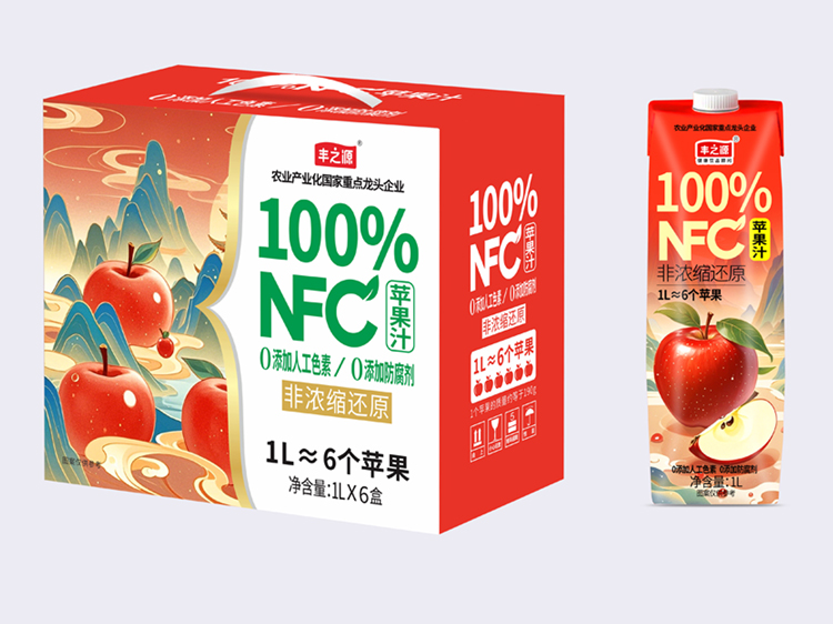 NFC苹果汁1L
